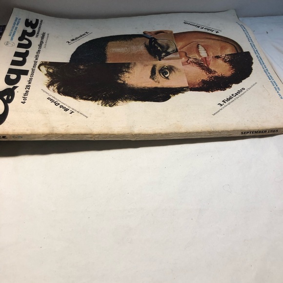 ESQUIRE Magazine SEPTEMBER 1965 MALCOLM X Castro Kennedy advertising - Picture 3 of 11